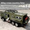 1/24 Maßstab Geländewagen Modell Miniatur Wohnmobil Spielzeug Metall Druckguss Türen Geöffnet Rückziehbar Campingwagen Modelle für Jungen