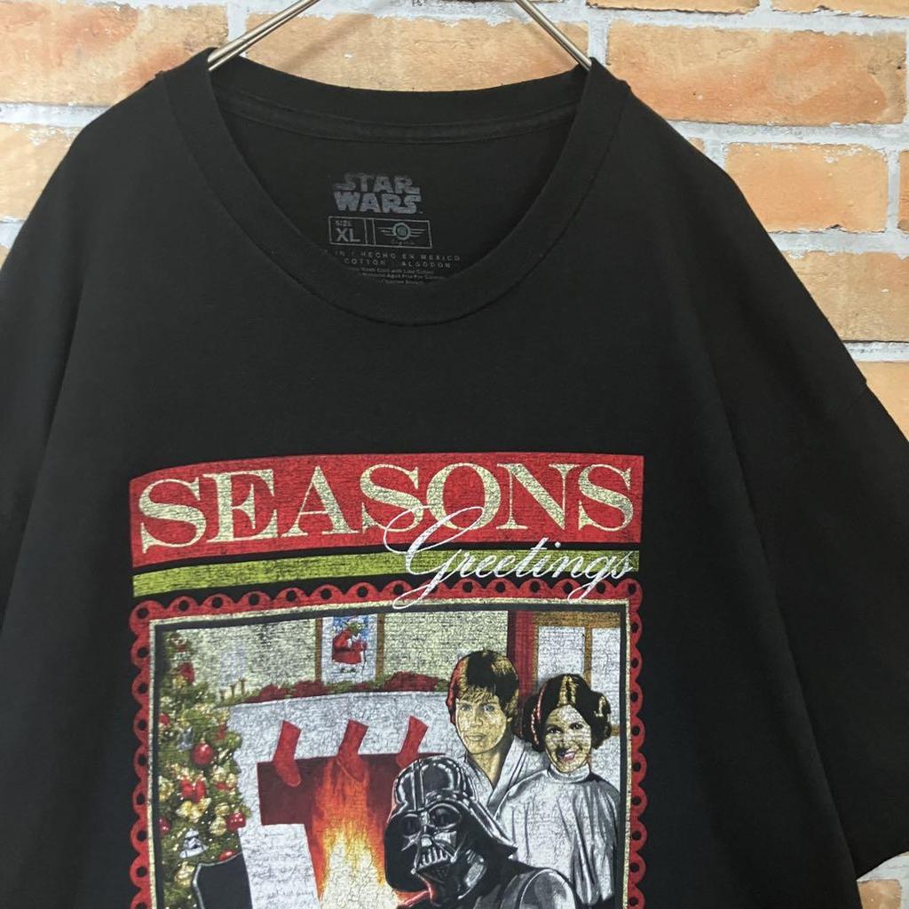 [USED] STAR WARS Vintage Print Big Print Short Sleeve T-Shirt XL
