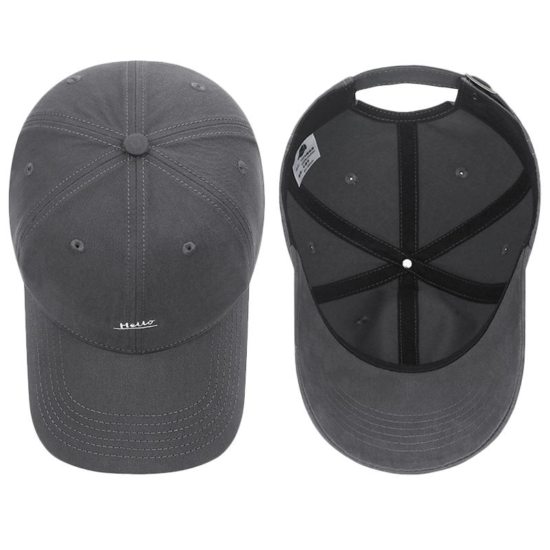 Spring Sanding Wide Brim Baseball Cap Unisex Sunscreen Youth Cap