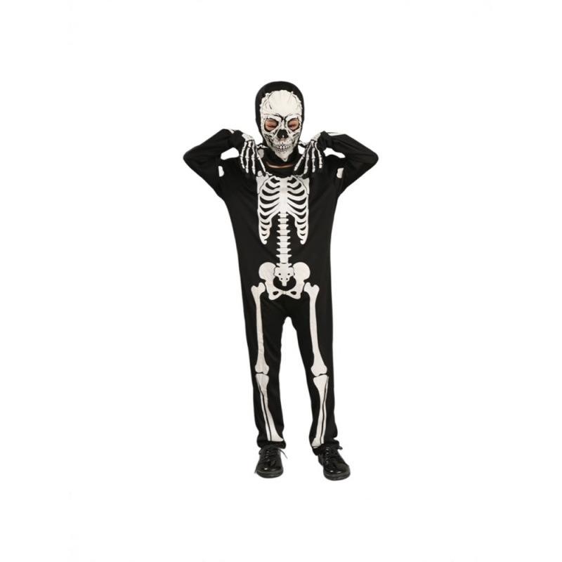 Halloween Children's Costumes Luminous Skull Ghost Ghost Children's Characters Dress Up One-piece Stage Performance Party Costumes
