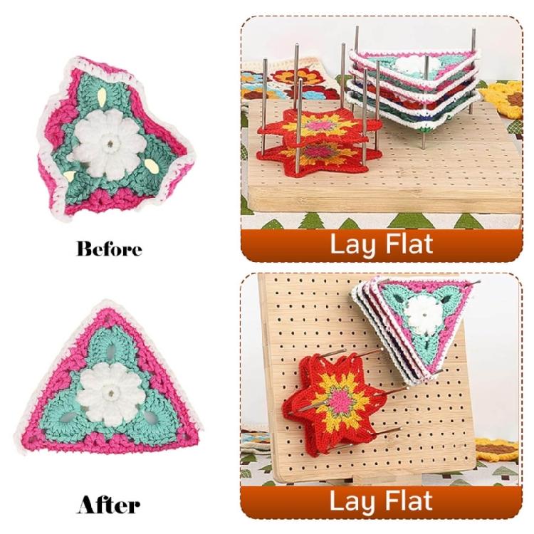 Crochet Blockers Knitting Board Knitting Blocking Board for Granny Square