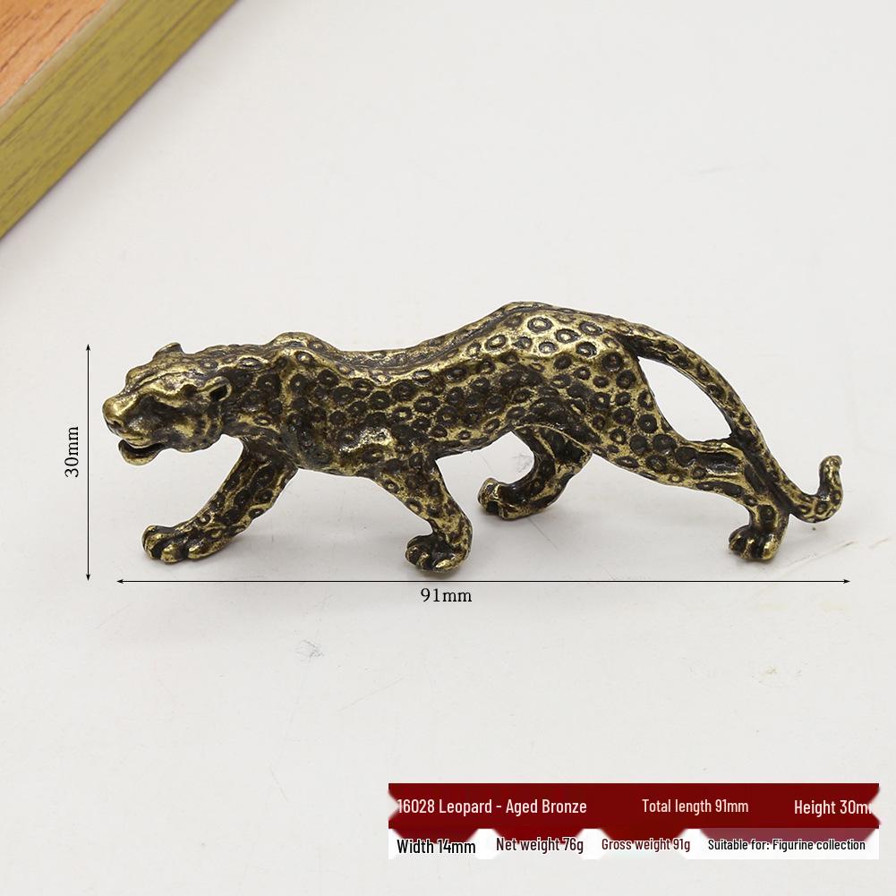 Antike Bronze Vier Göttliche Bestien Ornamente: Blauer Drache, Weißer Tiger, Roter Phönix und Schwarze Schildkröte - Feng Shui Dekoration für Wohlstand