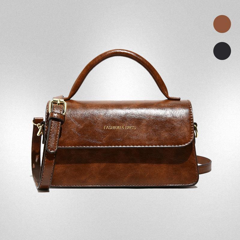 Retro malá taška dámská taška nová móda podzim a zima taška přes rameno messengerová taška high-end dámská přenosná malá čtvercová taška