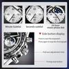 OLEVS 2945 Multifunction Chronograph Men's Watches Original Luminous Moon Phase Waterproof Calendar Quartz Wristwatches for Man
