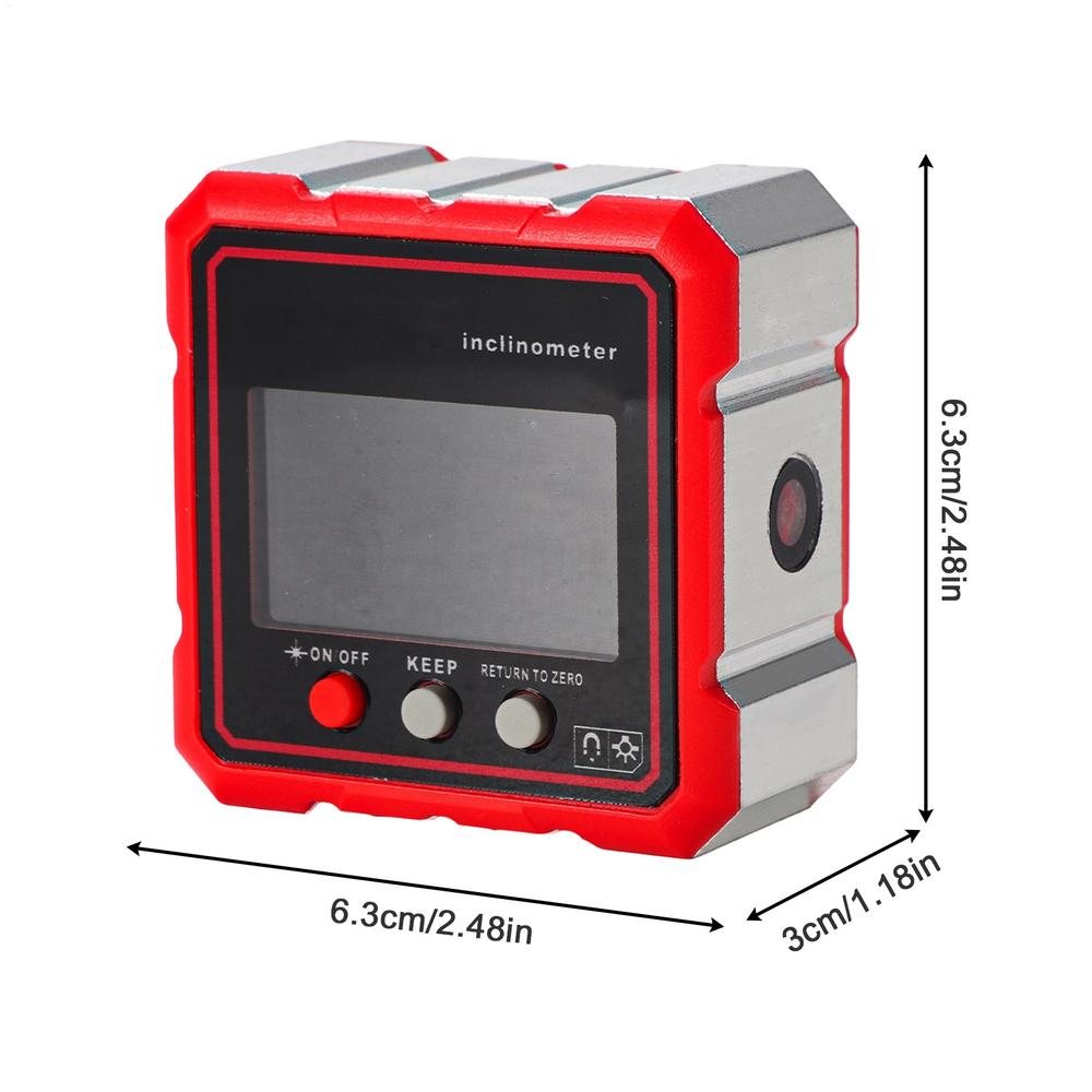 Digital Angle Finder Rechargeable Portable Gauge Tool Magnetic Angle Finder Tool Digital for Woodworking Measuring Carpenter