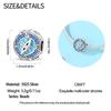 Blue Compass Charm Bead 925 Silver Fit 3mm Original Bracelets Necklace Women's Jewelry Accessories DIY