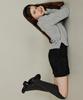ITOV SEOUL Slit Button Round Knit Mg