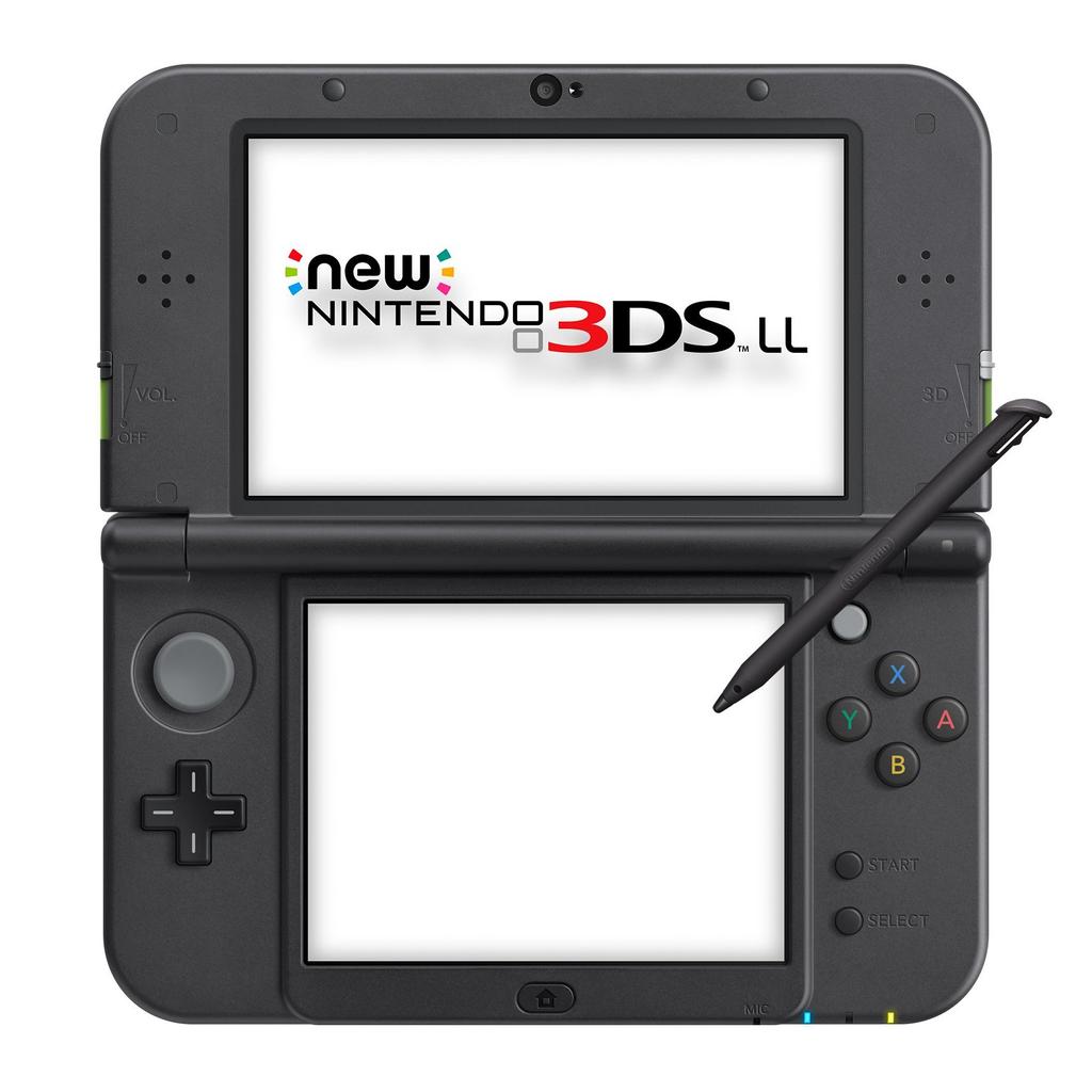 Neuer Nintendo 3DS LL Lime x Schwarz