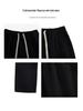 2026 Summer Women's Wide-Leg High-Waisted Loose Suit Pants with Double Buttons and Drawstring - Lightweight and Casual