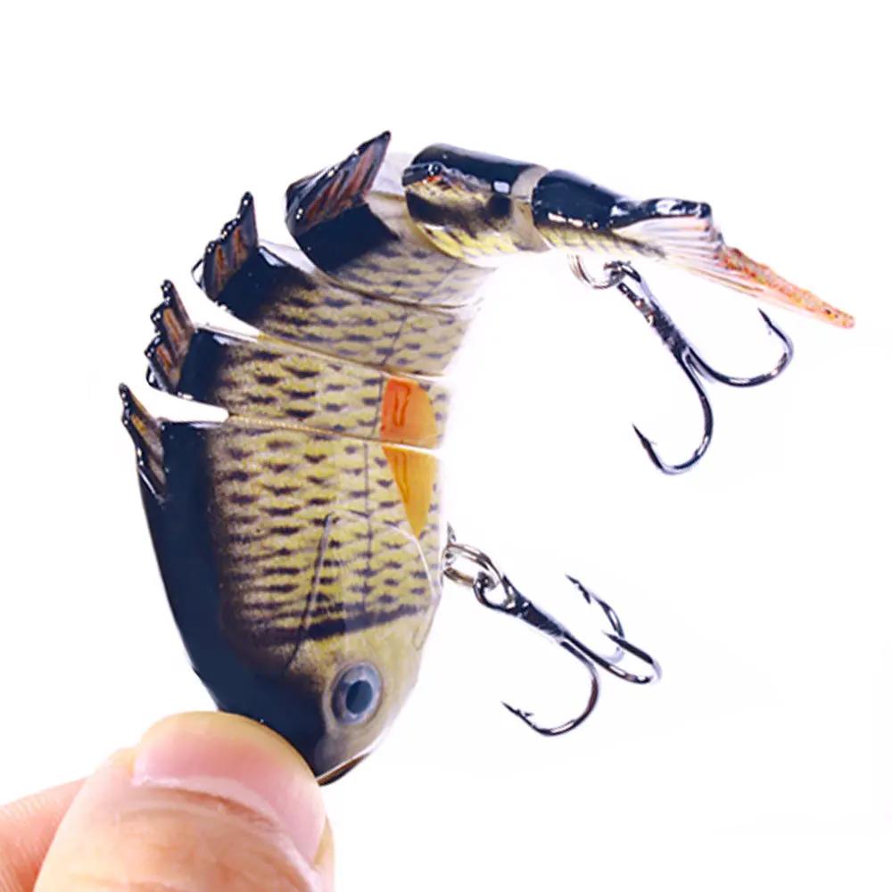 Fishing Lures Multi Jointed Swimbait Crank Bait Slow Sinking Bionic Artificial Bait Freshwater Saltwater Trout Bass Fishing Acce