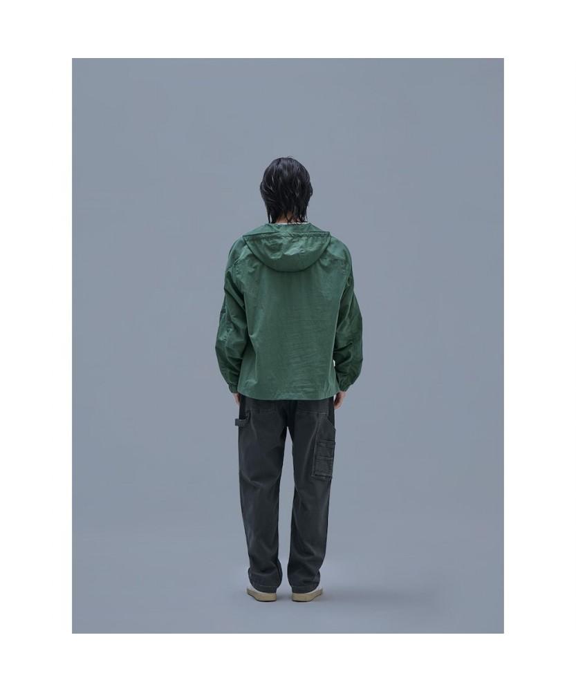 Shift.G Overfit Cotton Hood Anorak Green