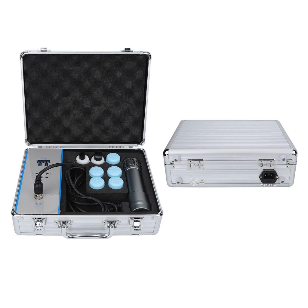 ED Shockwave Treatment Machine Deep Massage Pain Relieve Extracorporeal Therapy Instrument Black Gold 100‑240V EU Plug