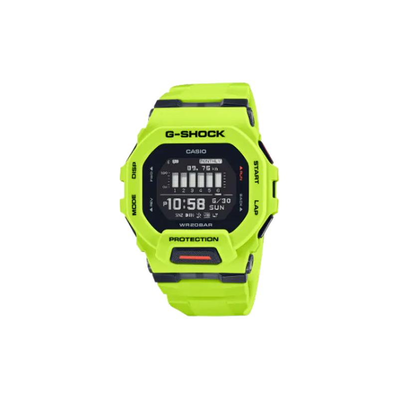 Casio G-SQUAD Series G-SQUAD Waterproof and Shockproof Movement Quartz Movement Resin Strap Japanese and Korean Watch Men’s Watch GBD-200-9JF чёрный