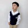 Suéteres de primavera y otoño para niños, polos para niños, conjuntos de dos piezas para bebés.