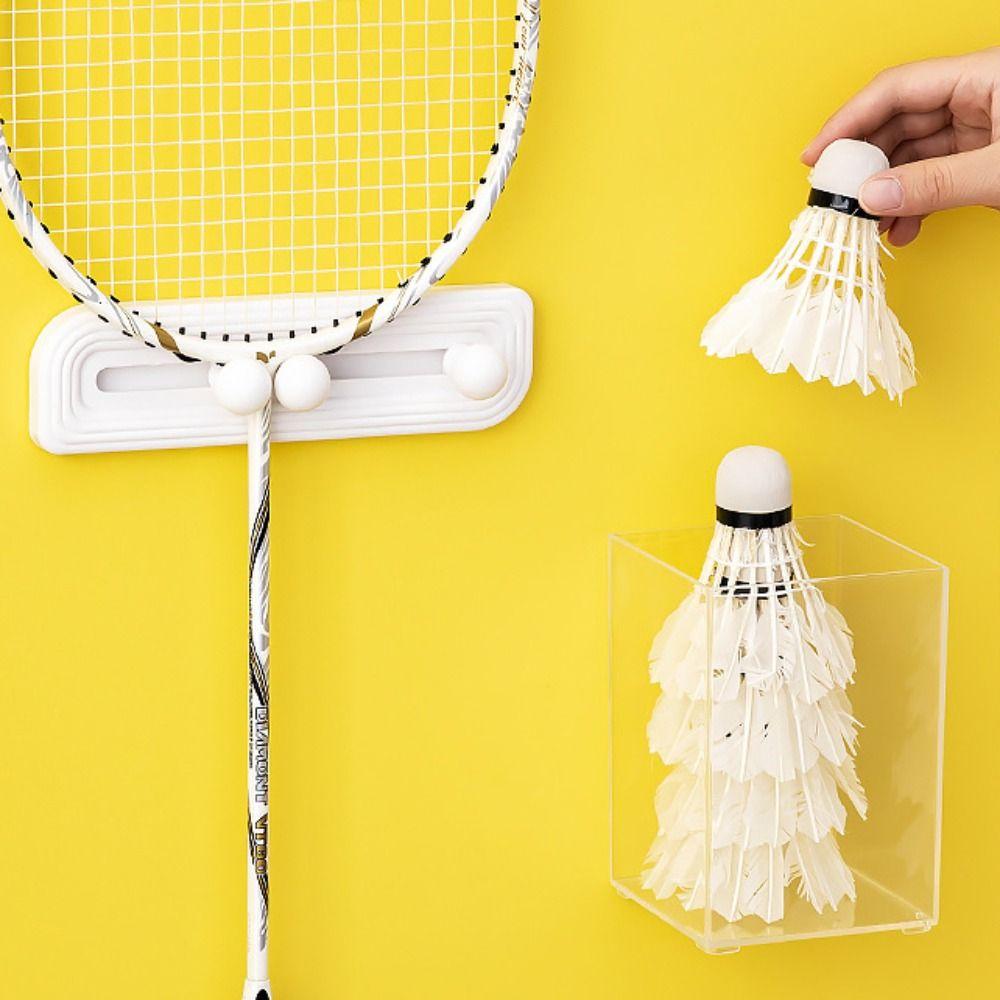 Adjustable Shuttlecocks Storage Bucket Removable Hook Storage Hooks  Badminton Equipment