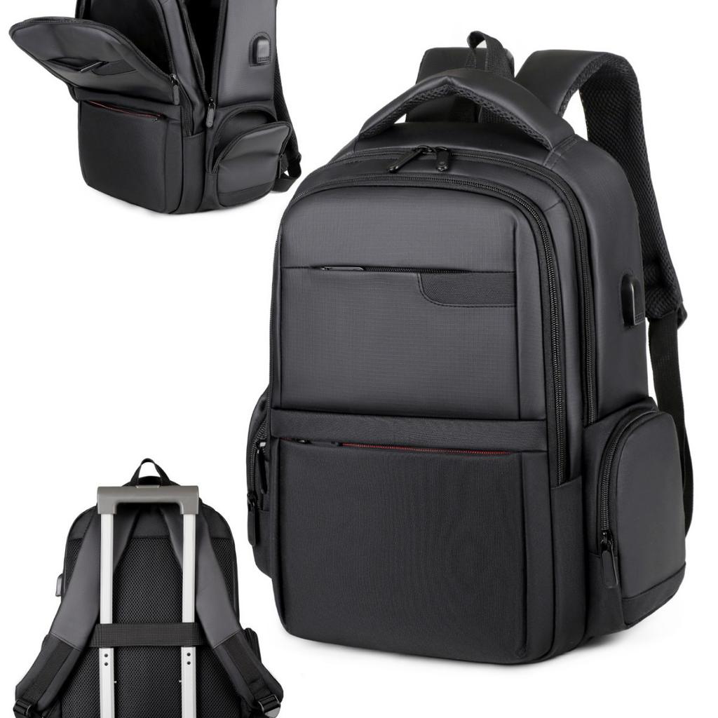 Schoolbag Business Backpack Male High School Student College Student School Bag Large Capacity Computer Bag Business Travel Backpack Lightweight 