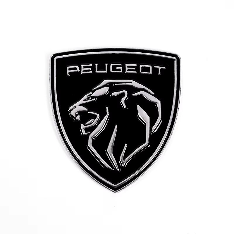 1Pcs 4 Colors 6 * 6.5 cm Metal Car Sticker For Peugeot 206 307 308 207 Logo Badge d Car Body Fender Trunk Decoration Accessories