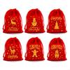 6 Pack Premium Holiday Packaging 20x30cm Use Gift Bags for Seasonal Sweets Decorations and Celebration Supplies