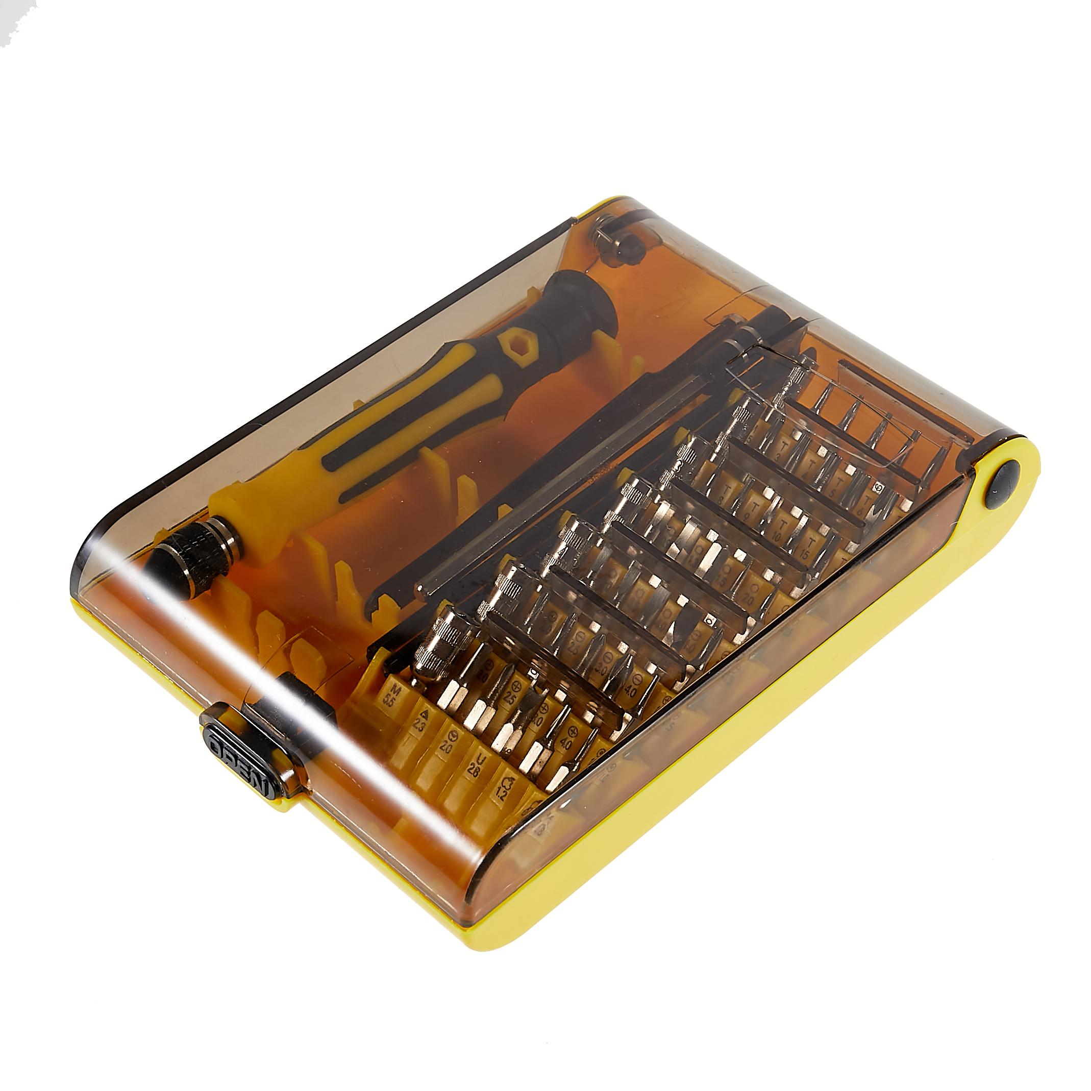 

Iron Spider JK 6089 45 in 1 Professional Hardware Screw Driver Tool Kit Type A