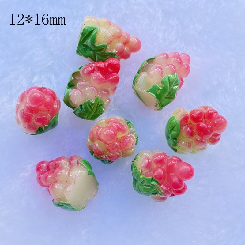 10Pcs Resin Lovely Mixed Artificial Orange Fruits Flatback Cabochon Scrapbook Kawaii DIY Embellishments Accessories D77