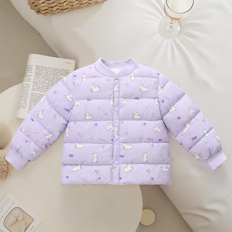 Cartoon Thickened Kids Padded Liner Jacket For Boys And Girls Casual Wear