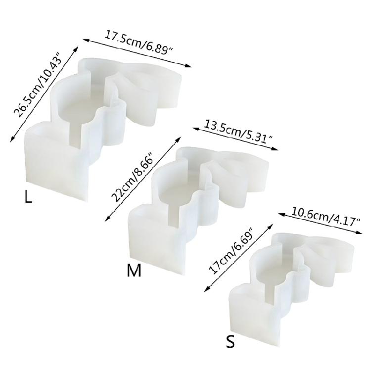 Easter Rabbit Candle Mold DIY Soap Mould Fondant Cake Baking Tool Silicone Mold