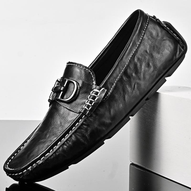 Fashion Classic Flats Luxury Brand Men Wedding Shoes Male Comfortable Loafers Men Slip-on Casual Shoes New Men Driving Shoes Moccasins