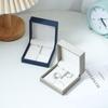 PU Leather Necklace Case Package Case Square Ring Box Jewelry Boxes Storage Case Earrings Storage
