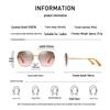 PARZIN Women's PZ8303 Gradient Hollow Frame Driving Sunglasses