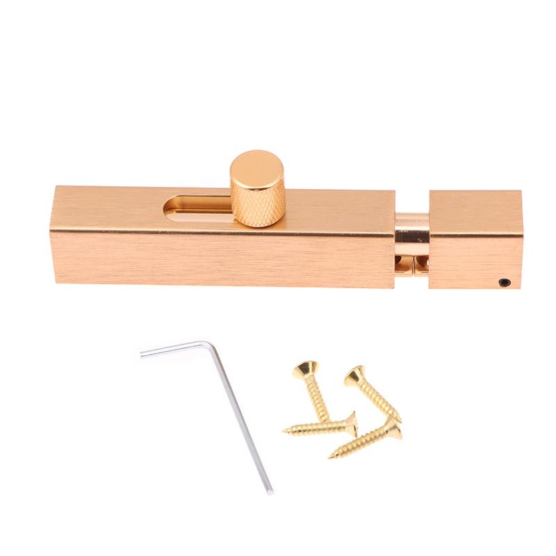 3palcový hardwarový dveřní zámek Hlaveň šroub z hliníkové slitiny Západka Visací zámek Sada spony pro zamykání okna dveří