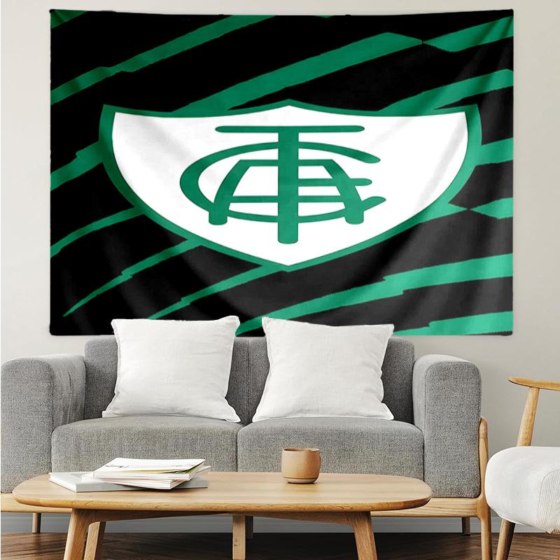 Green Shield Emblem Design Printed Printed Tapestry, for Bedroom,Livingroom, dormitory, Large Wall Decor, Fabric Decor Fan Birthday Gifts