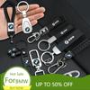 Car Metal Leather Car Keychain Key Ring Decor Car Accessories For BMW E36 E46 E90 E60 E39 F30 F10 F20 X5 E70 E53 G30 E92 E93