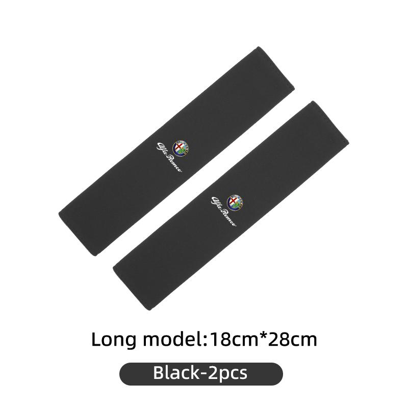 Car Seat Belt Shoulder Protection Pad Anti-slip Mat Auto Accessories For Alfa Romeo Giulietta GT 159 147 156 Mito Brera Giulia