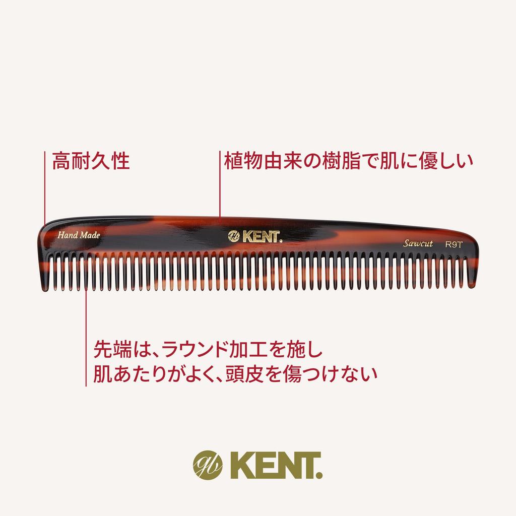 Kent 190mm Handmade Dresser Hair Royal Warrant R9T G.B.KENT Comb, Holder,