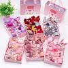 New Style Korean Fashion Cute Sweet Beautiful Children's Hair Accessories 18 Piece Hair Clip Sets Rubber Band Hairpin Gift Box