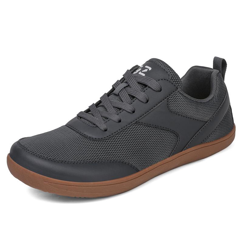 

Мужские Женские Широкий Носок Обувь Босиком Сетчатые Дышащие Туфли для Ходьбы Модные Мягкие Удобные Повседневные Туфли Нескользящие Уличные Кроссовки 38