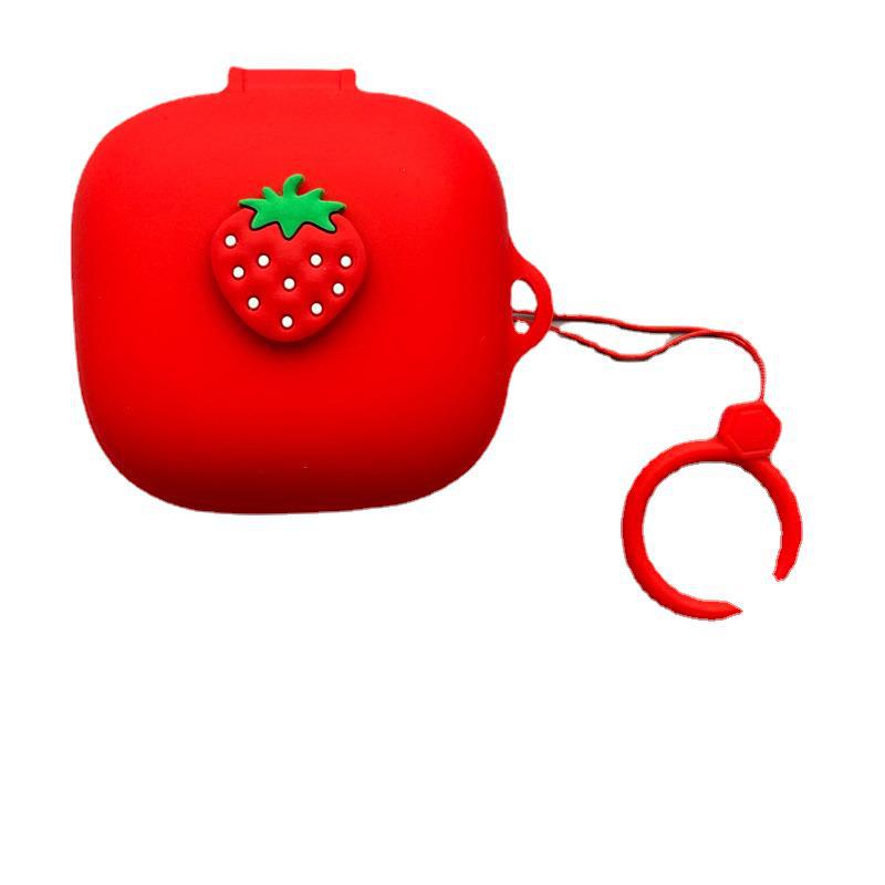 Suitable for Honor Earbuds X9 Bluetooth Headset Case Earbuds 1i Fruit Silicone Soft Case