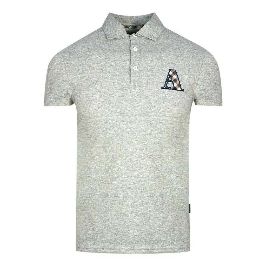 Aquascutum Unisex Adult Checked Logo Polo Shirt