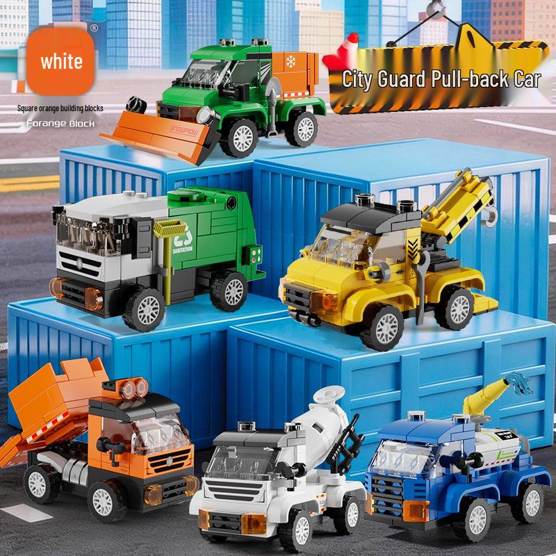 Fang Cheng Educational Building Blocks City Guard Car Puzzle Toy for Boys