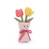 Apricot Lamb Romantic Tulip Vase Plush Toy, Soft and Cute, Fluffy Romantic Tulip Vase 28cm, Suitable for Boys and Girls