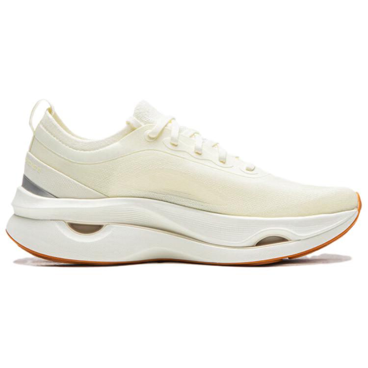 Li Ning Stunning 2 Cushioning Slip Resistant Support Lightweight Abrasion Resistant Low Top Running Shoes Women's Ivory ARHW010-1