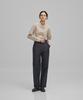 Another Office Woman W. Backsateen Baker Pants (Dark Navy)