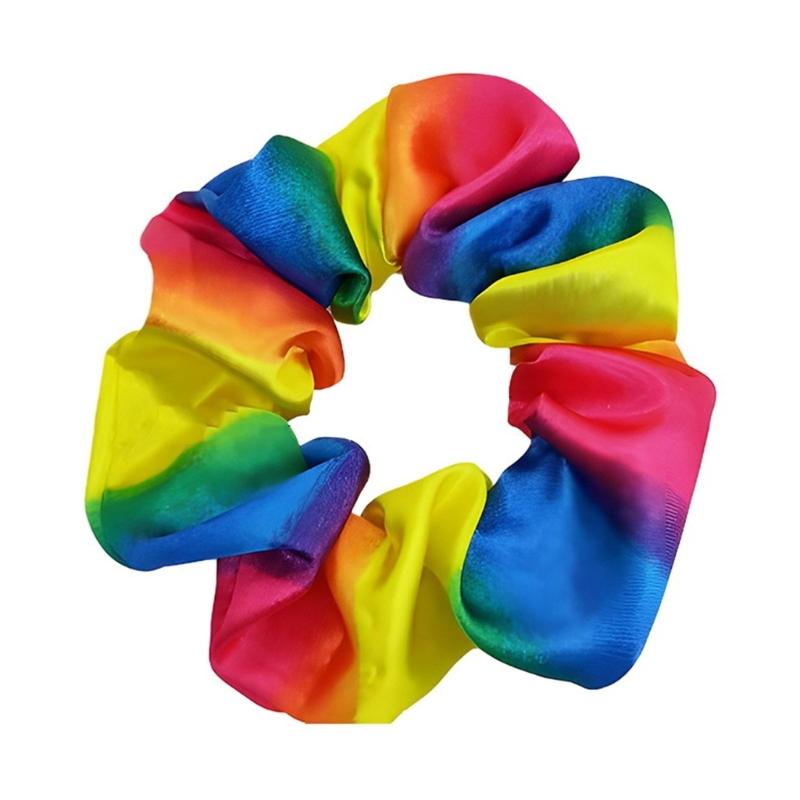 Rainbow Rave Outfits Rainbow Costume Accessories with Rainbow Tutus Skirt Flower Headband Arm Warmers for Adult Kids