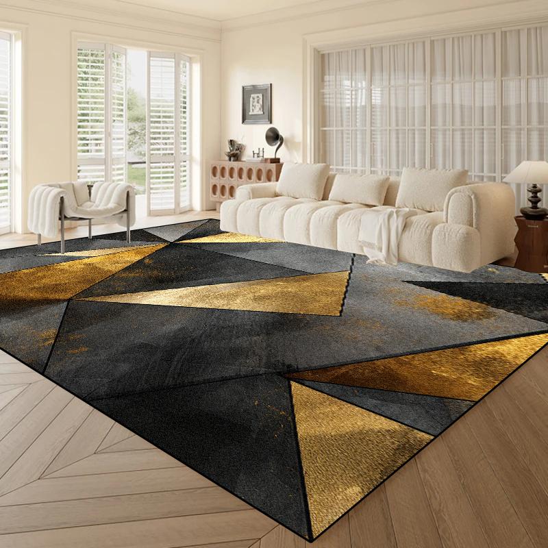 Modern Luxury Geometry Carpet For Living Room Decoration Rugs Large Area Bedroom Cloakroom Decor Rug Non-Slip Coffee Table Mat