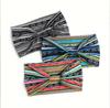 Women's Wide Headband Cotton Printed Headband Sports Band Striped Headband A Wide Edge Yoga Headband Soft Hair Band Headdress Bundle Women Headband