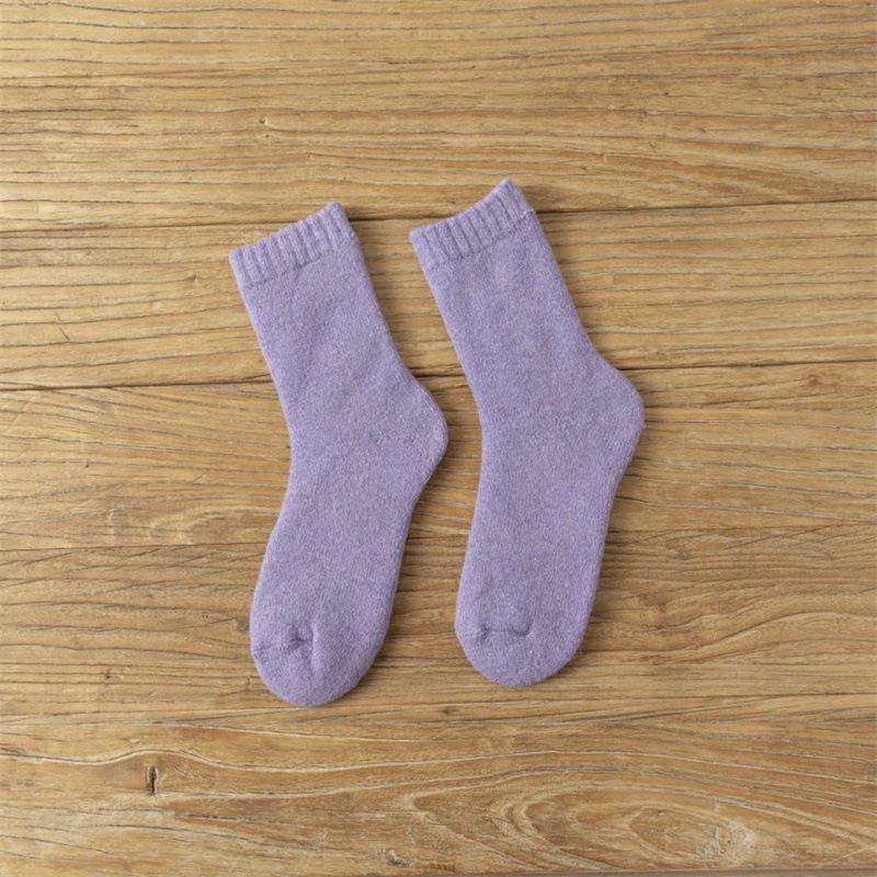 Men's Extra Thick Rabbit Wool Winter Socks - Fleece-Lined for Warmth