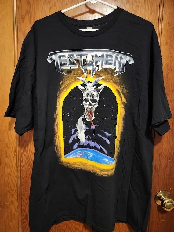 Винтажная футболка группы Testament the Legacy & the New Order S-5XL PN369 Унисекс S
