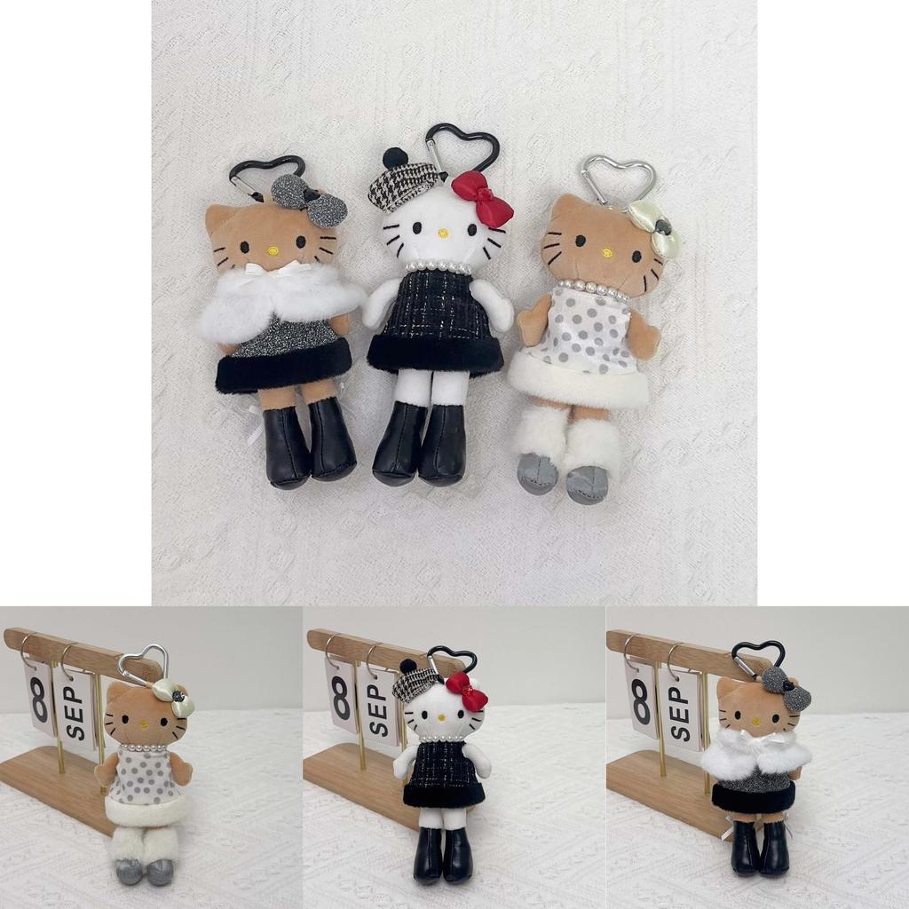 Plush Keychain With Heart Closure For Girls And Gift Use