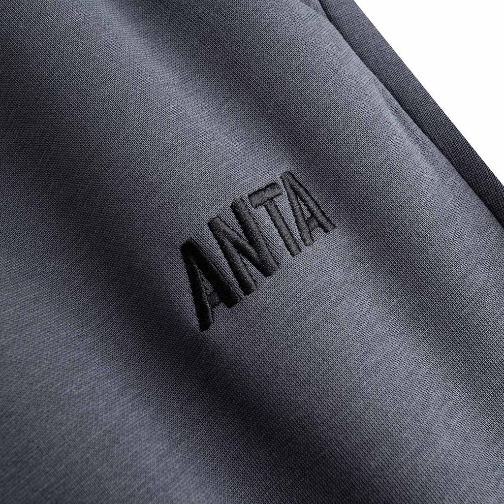 Anta Training Series Long Pants Spring Knitted Sports Pants Men Bottoms Gray 952617304N-4