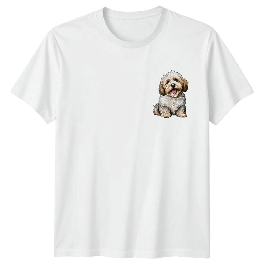 Havanese Dog Animals Unisexs TShirt Unisexs Graphic Tee S